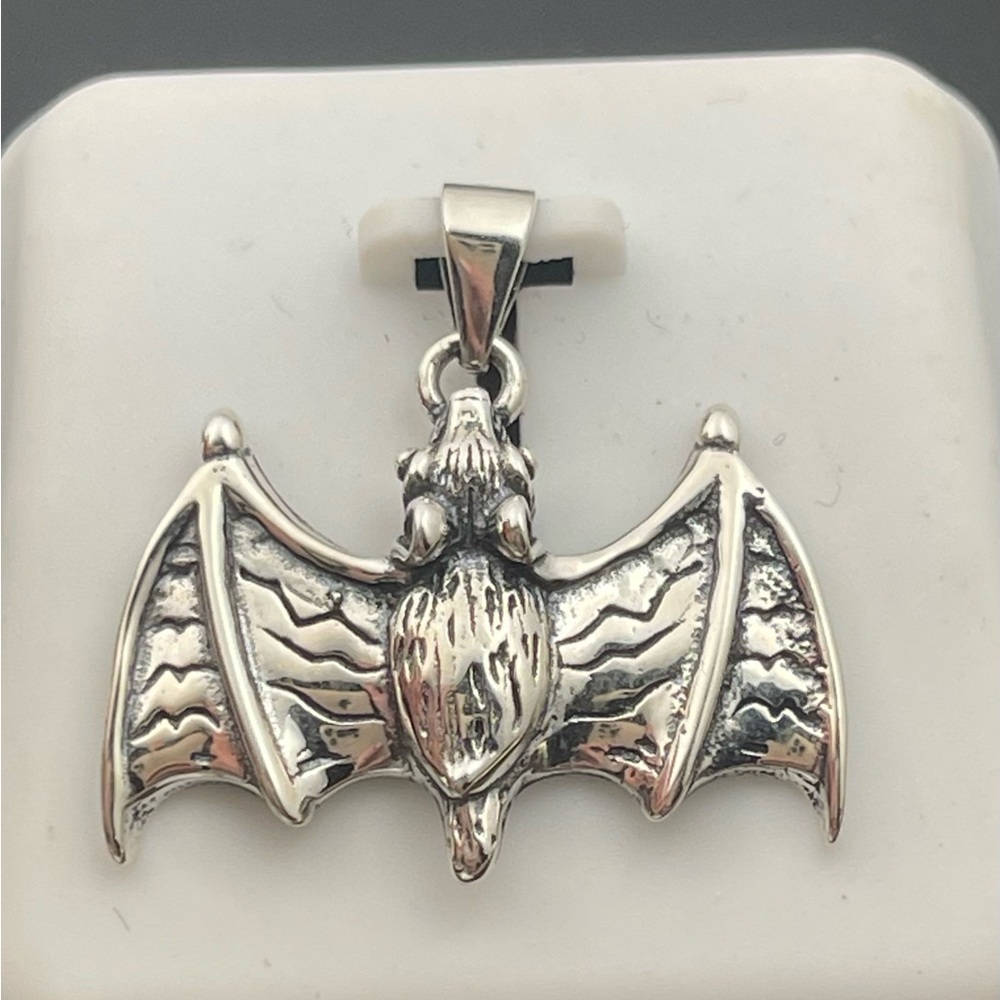 Silver Bat Pendant